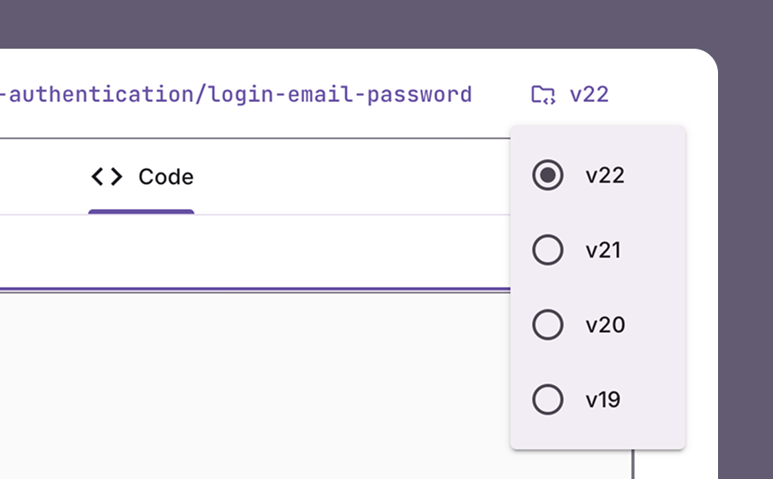 Angular Version Picker